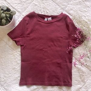 2 for 25❗️Ribbed Maroon Top